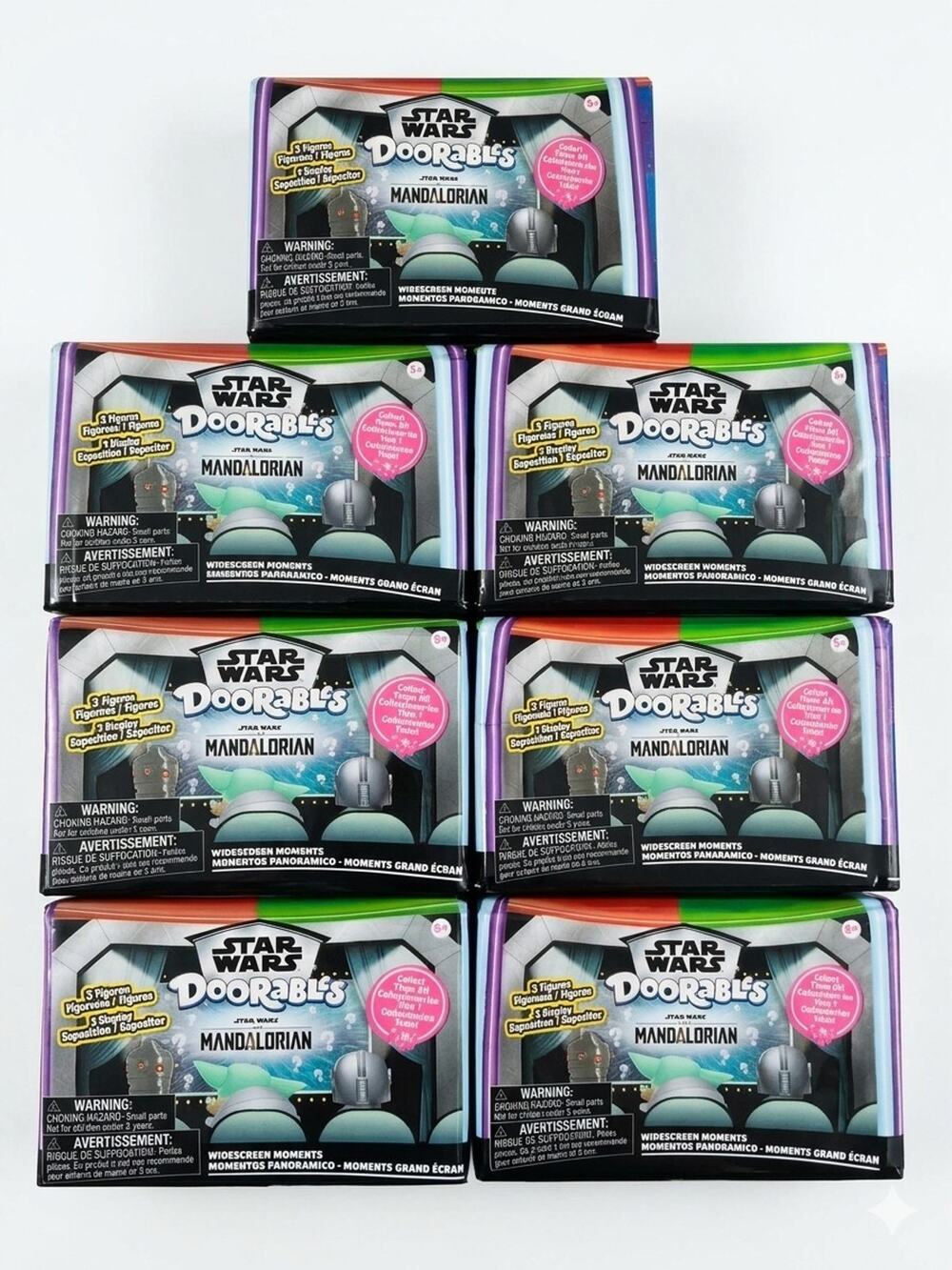 Star Wars Doorables Mandalorian Widescreen Moments *Lot of 7 Boxes* NEW